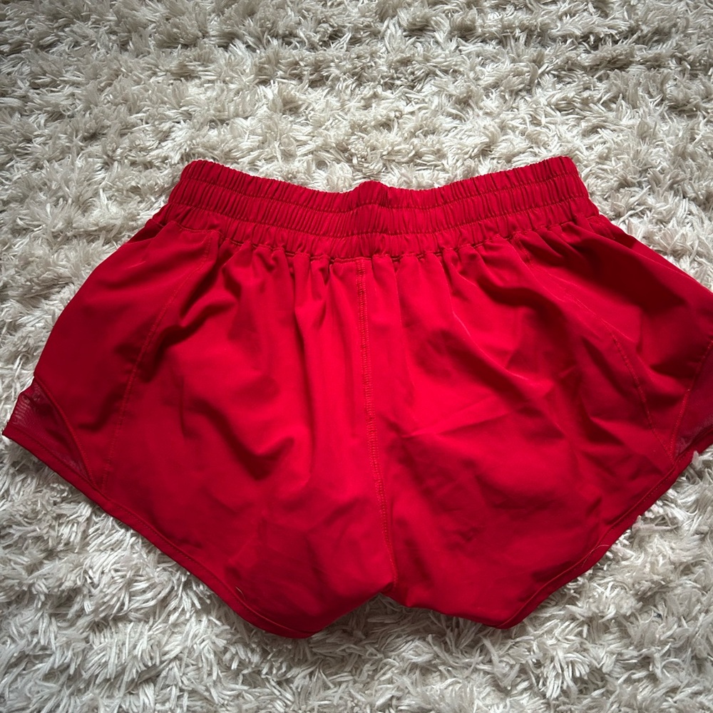Women’s Red Athletic Shorts